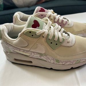 Nike Air Max Pink and Green Special Edition Valentines Day Sneakers